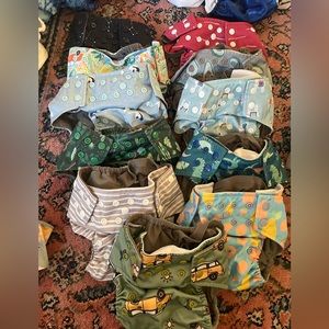Cloth diaper lot- la petite ourse
